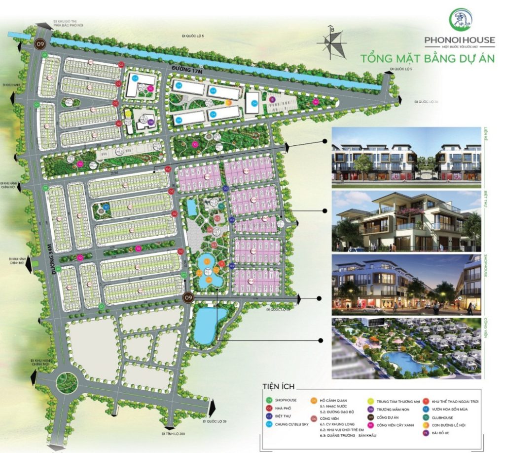 Mặt bằng thiết kế Nhà ở xã hội Blue Sky Phố Nối