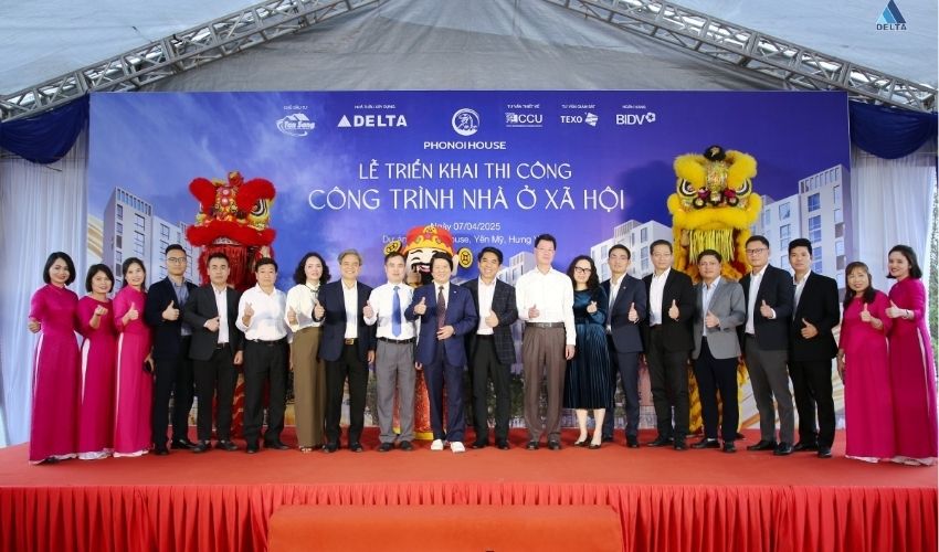 Nhà xã hội Phố Nối House chính thức khởi công từ ngày 07/04/2025