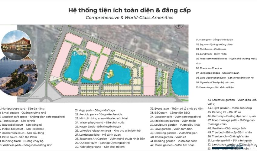 Hệ thống tiện ích đẳng cấp của dự án Hateco Đông Anh