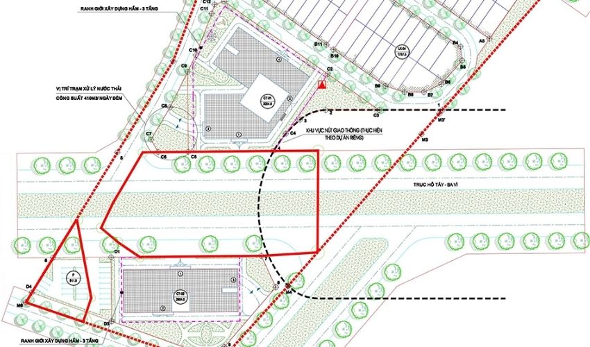 Mặt bằng Chung cư Minh Giang Phú Diễn