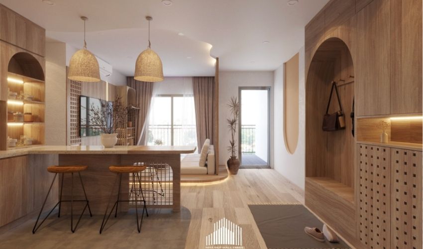 Thiết kế căn hộ 3 phòng ngủ chung cư Minh Giang Phú Diễn