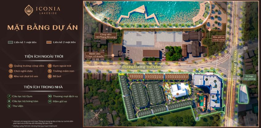 Hệ thống sản phẩm tại Iconia Lakeside 54 Tố Hữu